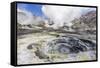 Boiling Mud at an Active Andesite Stratovolcano-Michael Nolan-Framed Stretched Canvas