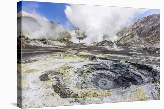 Boiling Mud at an Active Andesite Stratovolcano-Michael Nolan-Stretched Canvas