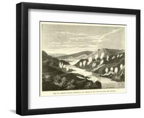 Boiling Springs, Fumaroles, and Geysers on the Waikato River, New Zealand-null-Framed Giclee Print