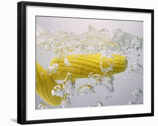 Boiling Sweetcorn, 2003-Norman Hollands-Framed Photographic Print