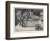 Boiling the Beer in an American Brewery-null-Framed Art Print