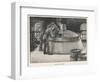 Boiling the Beer in an American Brewery-null-Framed Art Print