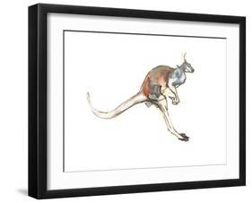 Boing, (Red Kangaroo), 2012-Mark Adlington-Framed Premium Giclee Print