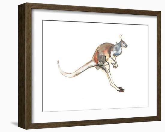 Boing, (Red Kangaroo), 2012-Mark Adlington-Framed Giclee Print