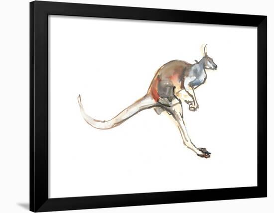 Boing, (Red Kangaroo), 2012-Mark Adlington-Framed Giclee Print