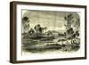 Bois De Boulogne Paris 19th Century-null-Framed Giclee Print