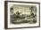 Bois De Boulogne Paris 19th Century-null-Framed Giclee Print