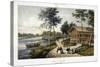 Bois De Boulogne, View of the Chalet-Deroy-Stretched Canvas