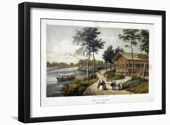 Bois De Boulogne, View of the Chalet-Deroy-Framed Giclee Print