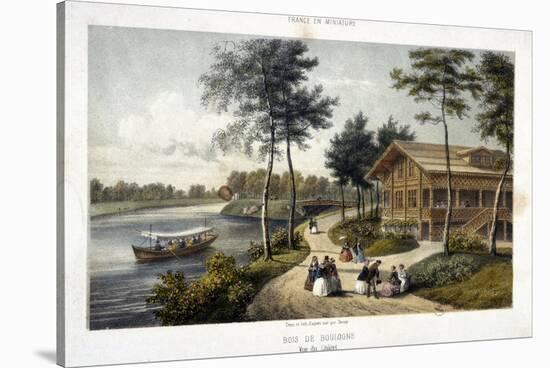 Bois De Boulogne, View of the Chalet-Deroy-Stretched Canvas