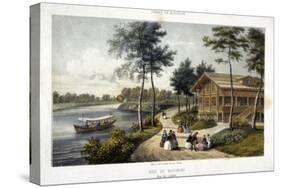 Bois De Boulogne, View of the Chalet-Deroy-Stretched Canvas