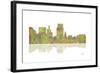 Boise Idaho Skyline 1-Marlene Watson-Framed Giclee Print