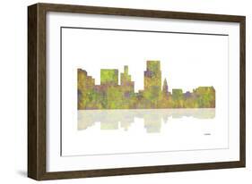 Boise Idaho Skyline 1-Marlene Watson-Framed Giclee Print