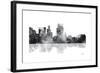 Boise Idaho Skyline BG 1-Marlene Watson-Framed Giclee Print