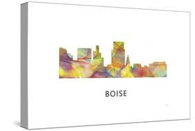 Boise Idaho Skyline-Marlene Watson-Stretched Canvas