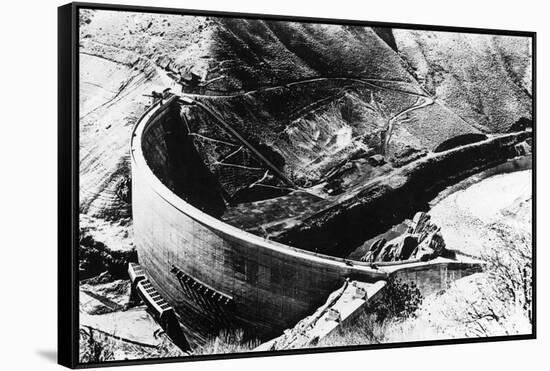 Boise, Idaho - View of Arrowrock Dam-Lantern Press-Framed Stretched Canvas