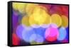 Bokeh Balls, Colored Lights-Michael Weber-Framed Stretched Canvas