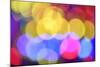 Bokeh Balls, Colored Lights-Michael Weber-Mounted Photographic Print