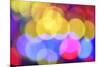 Bokeh Balls, Colored Lights-Michael Weber-Mounted Photographic Print