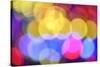 Bokeh Balls, Colored Lights-Michael Weber-Stretched Canvas