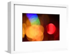 Bokeh Balls, Colored Lights-Michael Weber-Framed Photographic Print