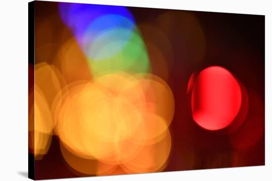 Bokeh Balls, Colored Lights-Michael Weber-Stretched Canvas