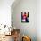 Bokeh Colors V-Monika Burkhart-Framed Stretched Canvas displayed on a wall