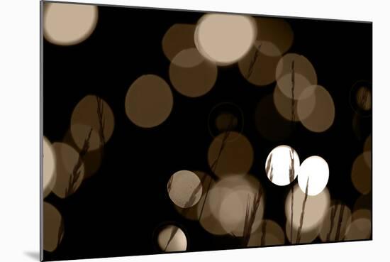 Bokeh Grass II-Erin Berzel-Mounted Photographic Print