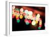 Bokeh I-Leesa White-Framed Photographic Print