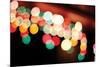 Bokeh I-Leesa White-Mounted Photographic Print