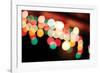 Bokeh I-Leesa White-Framed Photographic Print