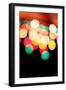 Bokeh III-Leesa White-Framed Photographic Print