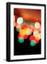 Bokeh IV-Leesa White-Framed Photographic Print