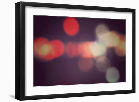 Bokeh Light Vintage-nu1983-Framed Art Print