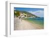 Bol Town and the Crystal Clear Adriatic Sea, Brac Island, Dalmatian Coast, Croatia, Europe-Matthew Williams-Ellis-Framed Photographic Print