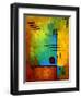 Bold Abstract Geometric-Megan Aroon Duncanson-Framed Art Print