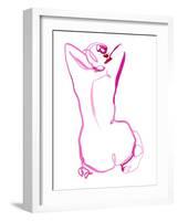 Bold Blind Contour II-Jennifer Paxton Parker-Framed Art Print