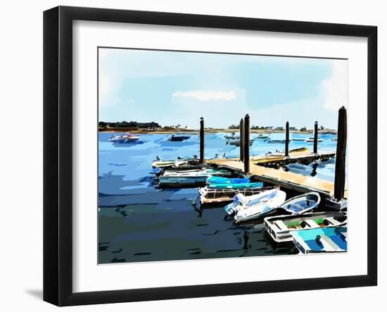 Bold Boats V-Emily Kalina-Framed Art Print