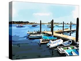 Bold Boats V-Emily Kalina-Stretched Canvas