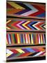 Bold Colors in Fabric Design in Market, Chinceros, Peru-Jim Zuckerman-Mounted Photographic Print