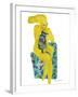 Bold Figure - Cat-Gerry Baptist-Framed Giclee Print