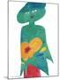 Bold Figure - Floral-Gerry Baptist-Mounted Giclee Print