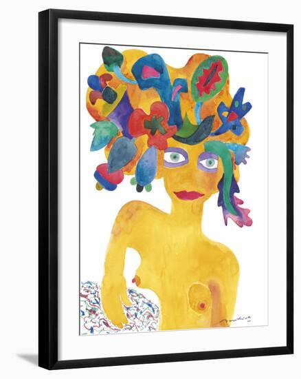 Bold Figure - Hat-Gerry Baptist-Framed Giclee Print