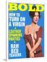 Bold, Lurid Magazine Cover with Cheesecake-null-Framed Art Print