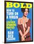 Bold, Lurid Magazine Cover with Cheesecake-null-Framed Art Print