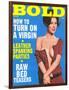 Bold, Lurid Magazine Cover with Cheesecake-null-Framed Art Print