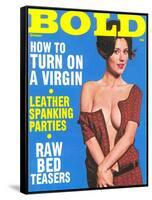 Bold, Lurid Magazine Cover with Cheesecake-null-Framed Stretched Canvas