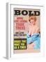 Bold, Lurid Magazine Cover with Cheesecake-null-Framed Art Print