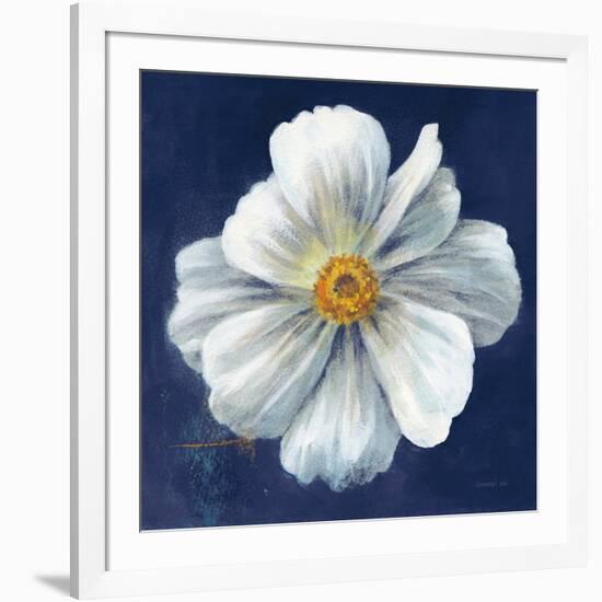 Boldest Bloom I Dark Blue-Danhui Nai-Framed Art Print