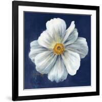 Boldest Bloom I Dark Blue-Danhui Nai-Framed Art Print